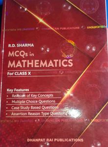 RD SHARMA Mathematics Class 10th With mcqs Book