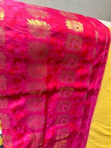 Pink Double Shade Saree