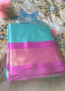 Paithani Silk Saree With Peacock Butta