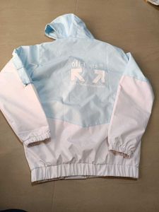 Stylish Color Block Windbreaker Jacket