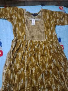 Fashionable *Mustard* Kurti