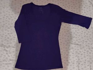 A Purple Tshirt With Very Comfy Cloth