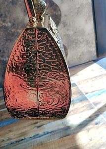 Embellished Clutch With Multiple Zircon Chain