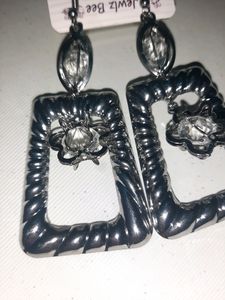 Silver Colour Earrings
