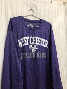 Badger Blue Long Sleeve T Shirt