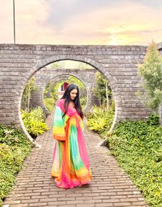 Rainbow Maxi Dress - Bohemian Style