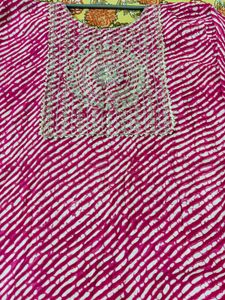Pink Striped Kurta