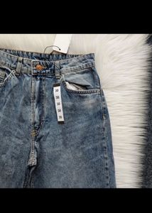 Dark Blue Wide Leg Jeans