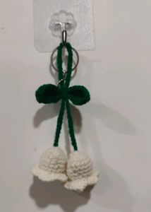 Lily of the Valley Crochet Keychain