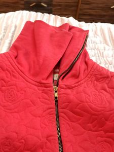 Lovely Warm Fleece High Neck Jacket