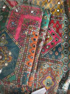 Colourful Muslin Unstitch Suit