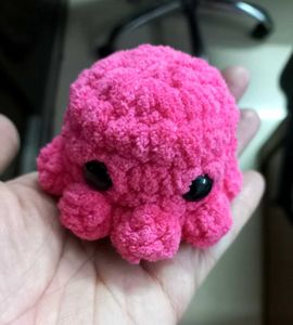 Handmade Crochet Baby Octopus Desk Buddy