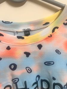 Tie-Dye &#39;Be Happy&#39; Tee