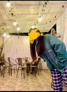 Black Checked Trousers