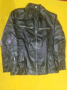 Vintage Black Leather Jacket