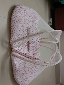 Newborn baby Bedding Set With Pillow Mosquito Net
