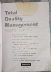 Total Quality Management 4e
