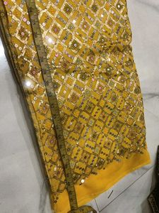 Sequined Dress Material , Price For 1 Meter Fabric