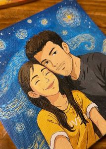 Cartoon Portrait on Canvas