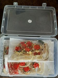Artificial Flower Jewellery Set
