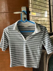 Striped Crop Top