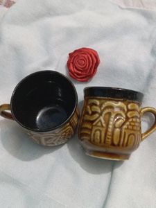 New One Pair Of Coffee Mugs