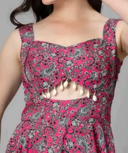 Floral Cutout Maxi Dress