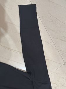 Black Cutout Long Sleeve Top