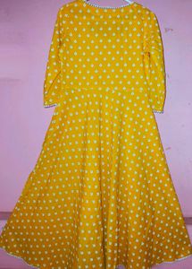 Yellow Printed Kurta Pant Dupatta Set