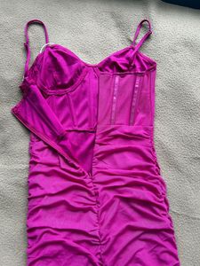 Rose Pink Corset Dress