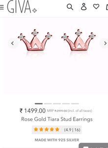 Giva Beautiful Earrings