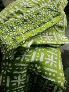 Embroidery Work Dupatta Set