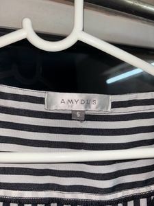 White And Black Shirt