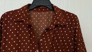 Midi Rust Colour Dress