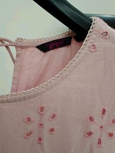 Ginger Cutwork Cotton Dress