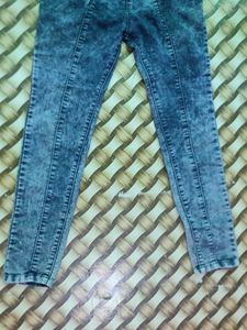 High-Waisted Denim Jeans