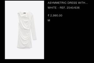 Beautiful New White Zara Dress