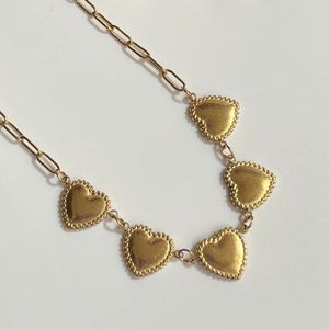 All hearts necklace Anti-tarnish