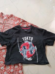 Clothing Bundle - Dress, Pants, and Tee 1 Dupatta