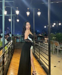 Sleek Black Party Dress