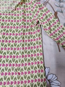 Tulips Print Kurti