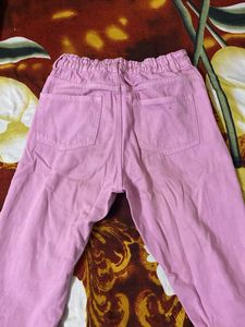 Pink Wide Leg Pants