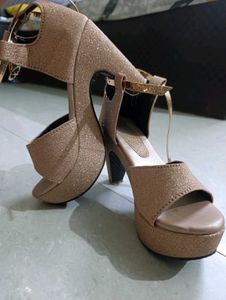 Glittery Party Wear Heels Very Good Quality