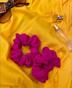 Pink Scrunchie Set Of 2