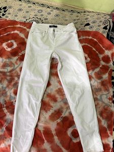 Bershka White Denim Jeans