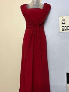 Pintrest padded Elegant Red Gown