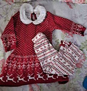Festive Holiday Dress Set