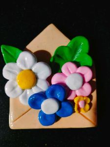 Floral Envelope Magnet