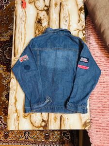 Patched Denim Jacket