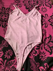 Sexy Lavender Bodysuit With V Neck //Size :Xs